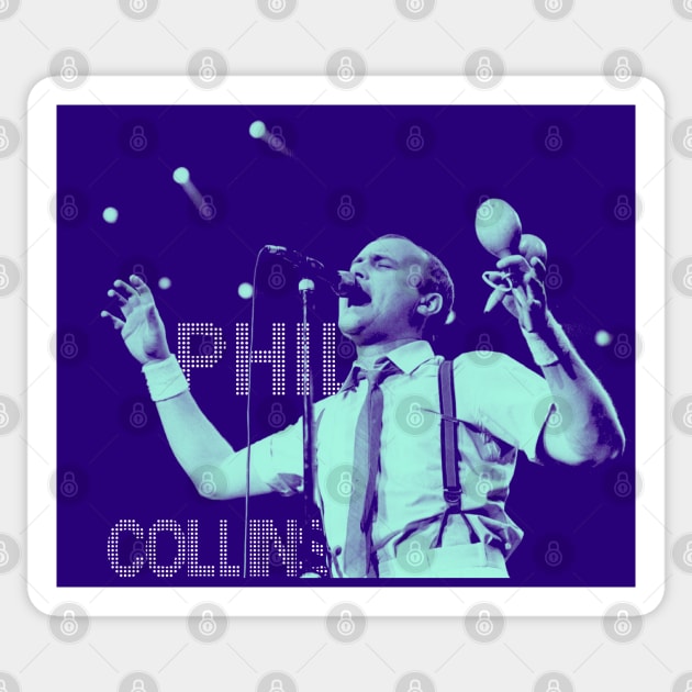 Phil Collins - Colors Sticker by PiedPiper